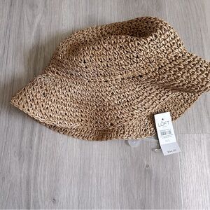 Loft Straw Hat Tan New-Lightweight and Packable